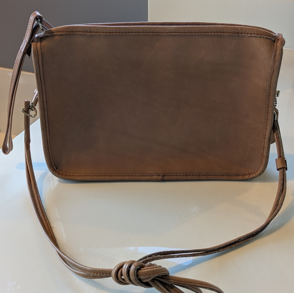 Brown‎ Leather Crossbody Bag